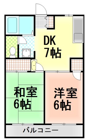 三島駅 バス23分  仲田下車：停歩6分 2階の物件間取画像